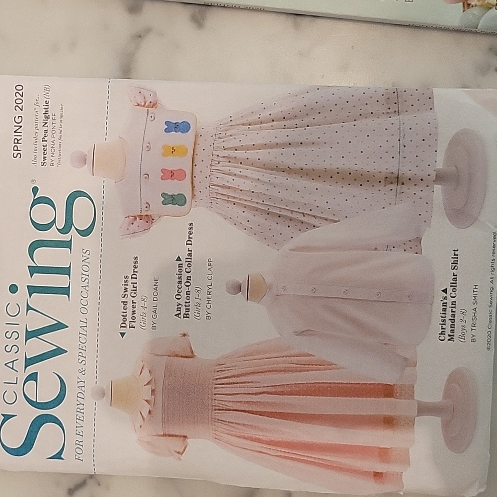 Classic Sewing Magazine Spring 2020 Uncut Pattern - Picture 3 of 4